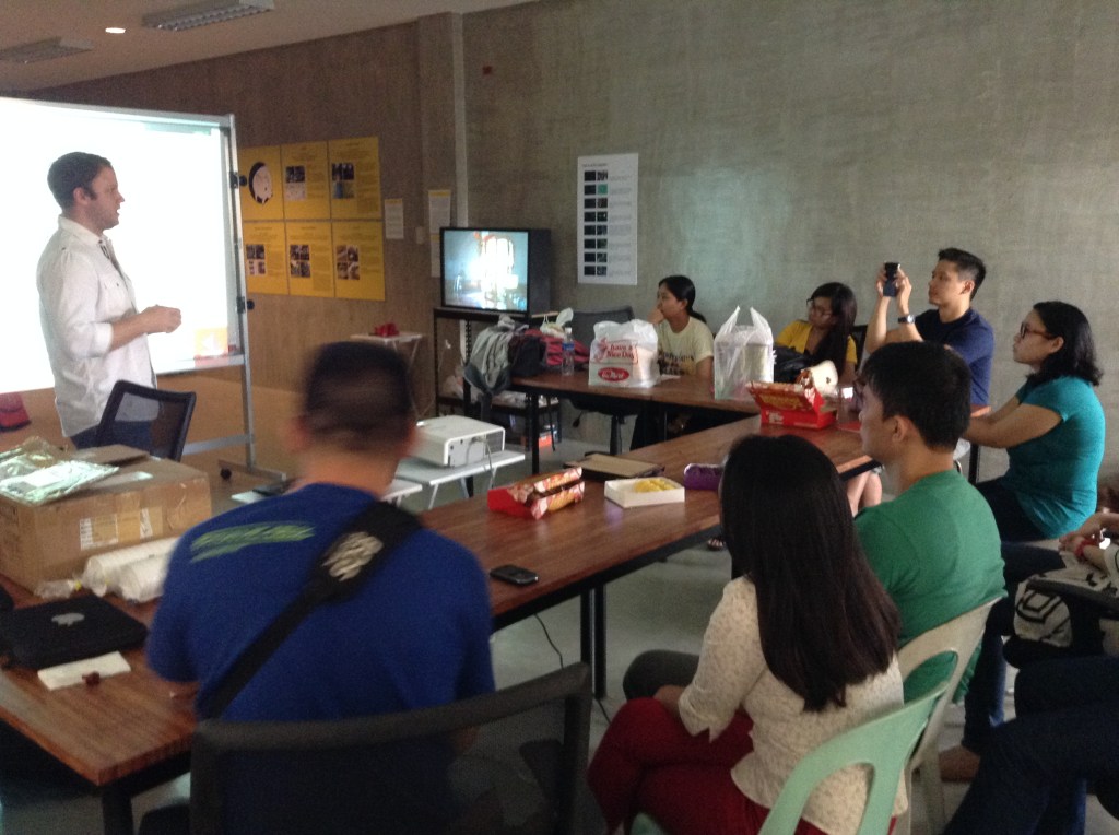 The iVolunteer Philippines team listens intently during the Usability Workshop provided by Foolproof Labs together with Curiosity Design Research