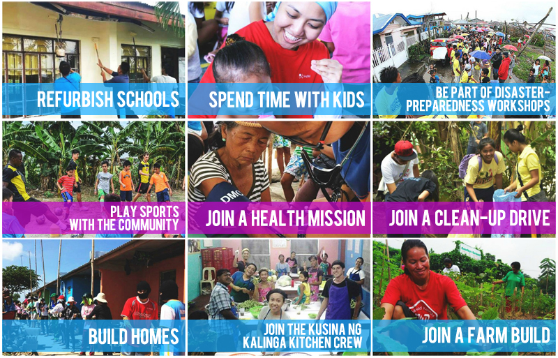 Gawad Kalinga Bayani Challenge 2015 activities